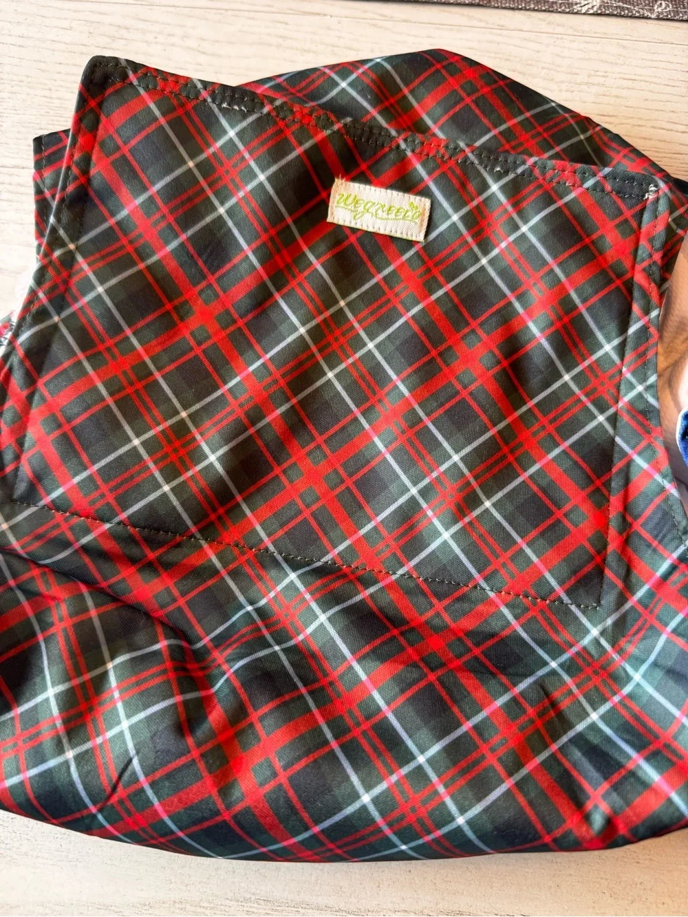 Trio of plaid waterproof dog diaper covers! New!